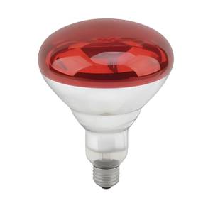 Pinegreen Lighting 250W BR40 Heat Lamp with Red Glass