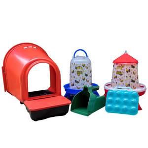 My Favorite Chicken Poultry Layer Kit: Feeder, Drinker, Nest Box, Feed Scoop, Egg Carton