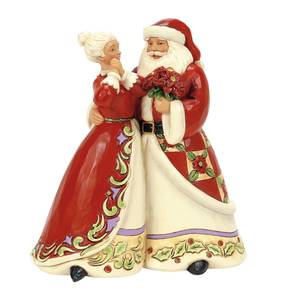 Jim Shore Santa and Mrs Claus 