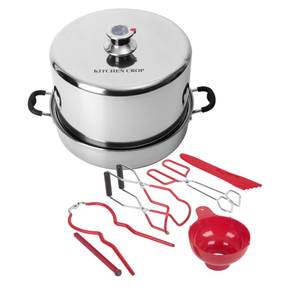 Kitchen Crop Stainless Steel Steam Canner with Tools
