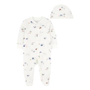 littlerooms apart セット Carter's Infant Boy's 2-Piece 2-Way Zip Sleep and Play Cap Set