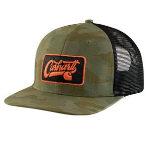 Carhartt Ripstop Mesh-Back Camo Cap - 107342-GP5-OS | Blain's Farm