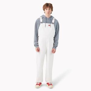 【中古】THE BLUEST OVERALLS Mail Bag White Vintage 1940s Masterbilt White/Blue HBT Coveralls JB Zartman