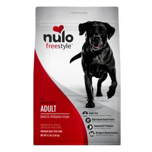 NULO 4.5 lb Lamb and Chickpeas FreeStyle Adult Dog Grain-Free Food Bag