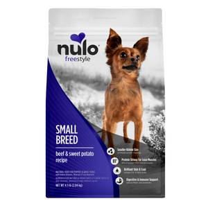 NULO 4.5 lb Beef and Sweet Potato Recipe FreeStyle High Protein Small Breed Dog Food