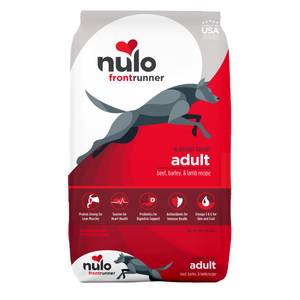 NULO 23 lb Beef, Barley, & Lamb Recipe Frontrunner Ancient Grains High-Protein Dog Food