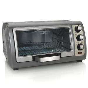 Hamilton Beach Easy Reach Toaster Oven with Roll-Top Door