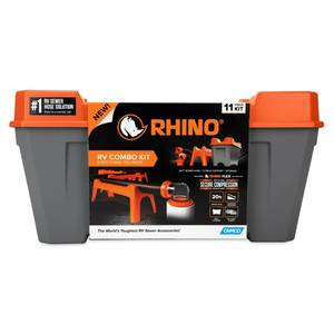 Camco Rhino RV Combo Kit with 20' RhinoFLEX Hose