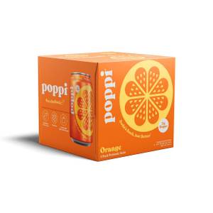 Poppi 4-Pack Orange Prebiotic Soda - 328126 | Blain's Farm & Fleet