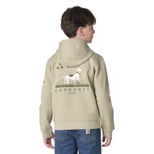 Carhartt BB Dog BH LS Flc Hoodie Elm, Elm (260), S - CA6910-GR9