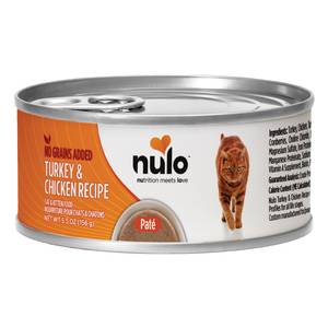 NULO Pate Turkey & Chicken Recipe for Cats, 5.5 oz