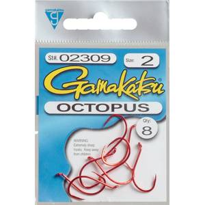Gamakatsu Size 2 Red Octopus Hook - Blain's Farm & Fleet