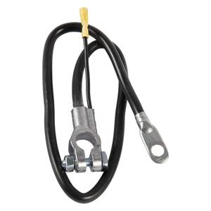Deka 4 Gauge Black Top Post Battery Cables
