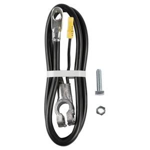 Deka 4 Gauge Black Top Post Battery Cables