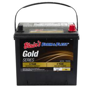 Blain's Farm &amp; Fleet Gold Automotive Battery, Group Size 35, 550 CCA, 90 RC