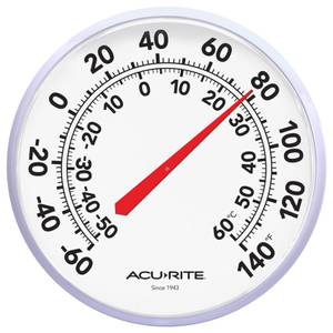 Acurite Digital Window Thermometer Indoor/Outdoor New Suction Cup