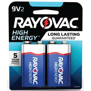 Rayovac Fusion Alkaline 9v Batteries A1604-2tfus Raya16042tfusj for sale online 