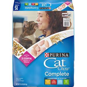 Purina 15 lb Cat Chow Complete Formula Cat Food 198 204 15