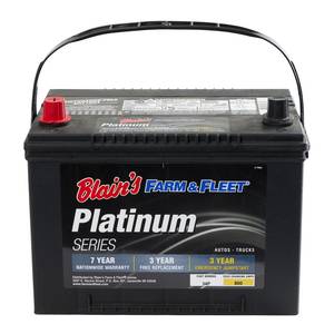 Blain's Farm &amp; Fleet Platinum Automotive Battery, Group Size 34, 800 CCA, 115 RC