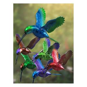 Exhart Hummingbird WindyWings Plant Stake Assortment - 50109