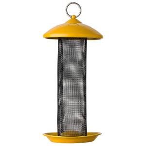 More Birds Finch Screen Feeder, 1.6 lb, Twist-off Top and Base for Easy Filling and Cleaning