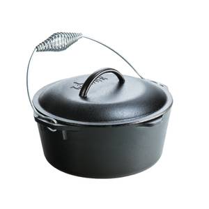 Lodge Yellowstone 8 Quart Seasoned Cast Iron Power Y Deep Camp Dutch Oven,  12 Inch Diameter, 1 ea - Dillons Food Stores