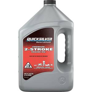 Quicksilver 1 Gallon Premium 2-Stroke Engine Oil