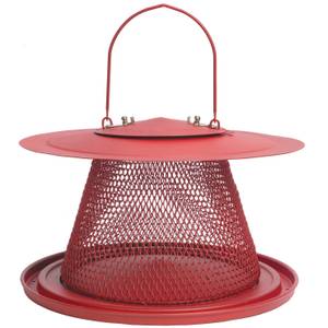 Perky-Pet Red Cardinal Wild Bird Feeder, 2.5 lb Capacity, Holds Black Oil Sunflower Seed