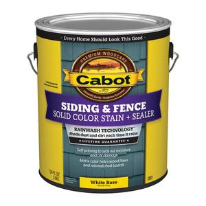 Cabot 1 Gallon Siding & Fence Solid Color Stain + Sealer