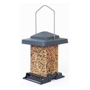 Details about   Audubon Mini Absolute Red Squirrel Proof Feeder plus 10 pounds of bird seed! 
