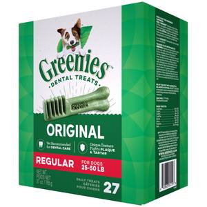 Greenies regular outlet dental dog treats