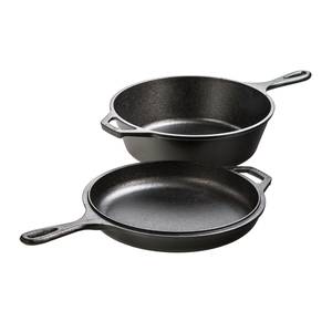 Lodge Blacklock Cast Iron Skillet, Triple Seasoned 10.25 inch Frying Pan  BL96SK 