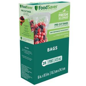 FoodSaver Quart Size Liquid Block Vacuum Heat-seal Bags, 12 Count 