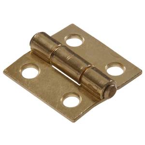 Removable Pin Broad Hinge 2-1/2 Inch Satin Brass 2 Pack