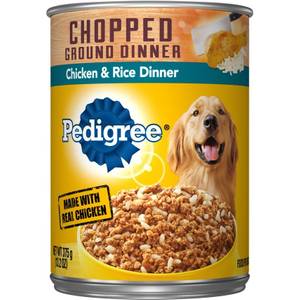 Pedigree 13 oz Meaty Ground Dinner Chopped Chicken Canned Dog Food PED10843 Blain s Farm Fleet