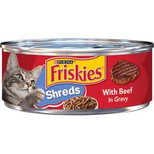 Friskies 5.5 oz Meaty Bits Beef with Gravy Cat Food 198 707 15