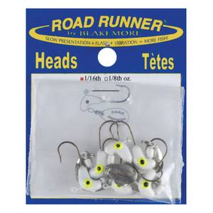Road Runner by Blakemore White Road Run Jig Heads - 152001