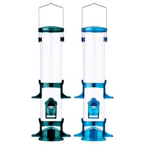 More Birds Jumbo Seed Songbird Feeder, 3.3 lb, 6 Ergonomic Perches