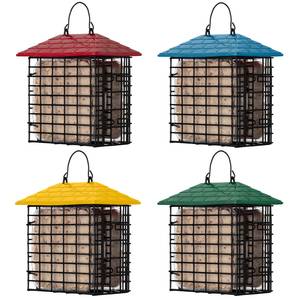 More Birds Double Suet Feeder with Weather Guard, Weather-Resistant Design