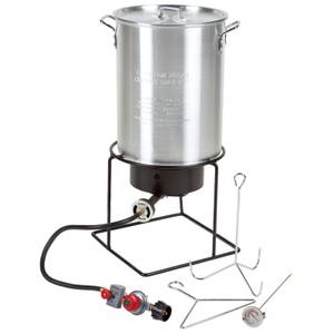 King Kooker Portable Turkey Fryer 1 Burner Cooker Package