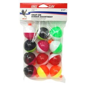  EAGLE CLAW Colored SNAP ON Float Assortment 1