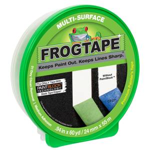 FrogTape Multi-Surface 1.41 in. x 60 yd. Painting Tape, Green, 2 Pack
