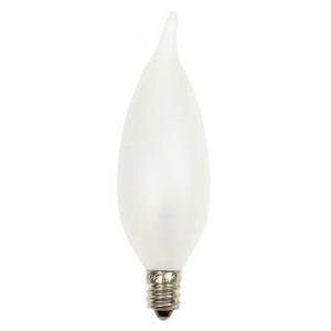 GE Lighting Crystal Clear 76239 60-Watt 650-Lumen Bent Tip Light Bulb with Candelabra Base 16-Pack 