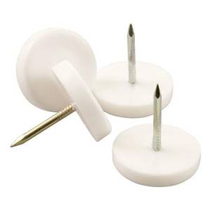 Soft Touch by Waxman Nail On Oatmeal Felt Furniture Glides - 4718995N