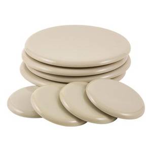 Waxman 1 Round Super Sliders Felt Pads with Gorilla Glue - Furniture Sliders