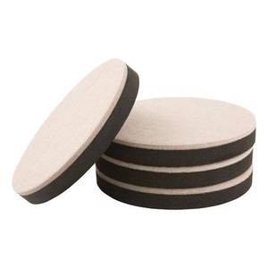 Super Sliders 3 1/2 x 6 Oval Reusable Furniture Sliders for Hard