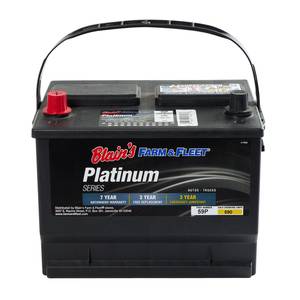 Blain's Farm &amp; Fleet Platinum Automotive Battery, Group Size 59, 590 CCA, 100 RC