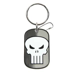 Marvel Punisher Dog Tag Key Chain