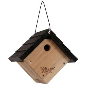 Nature's Way Cedar Wren Bird House, Insect and Rot-Resistant Cedar Wood
