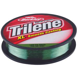 2-Pack Berkley Trilene XL Smooth Casting, Clear Fishing Line 6 lb 330 yds  0.009”